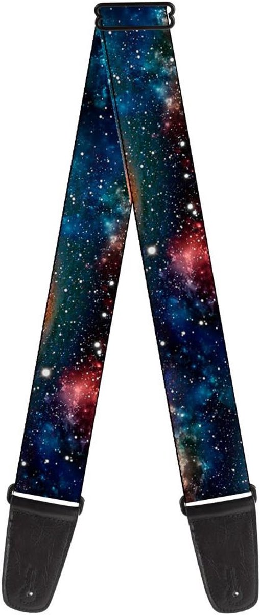 Gitaarband Space Dust Collage 6,5 cm breed, 73,7-137,2 cm lengte