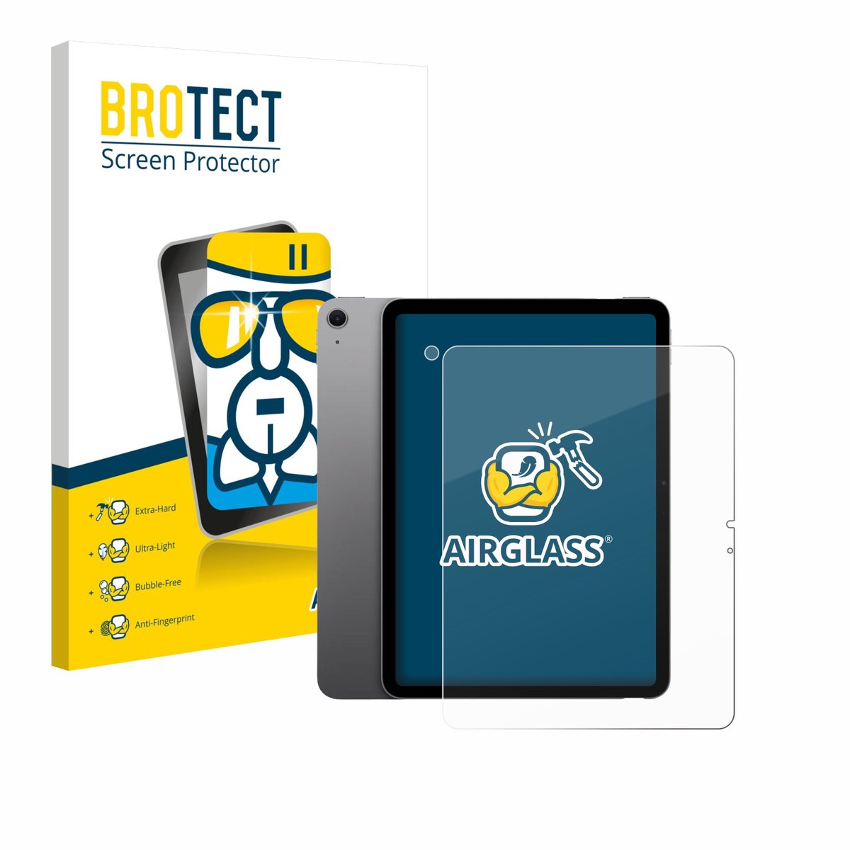Screenprotector voor Apple iPad Air 13" M3 2025 (Voor+Camera) Beschermglas transparant