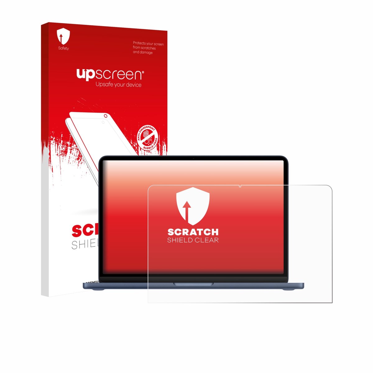 upscreen - Screenprotector voor Apple MacBook Neo 13" 2026 - Folie Beschermfolie transparant