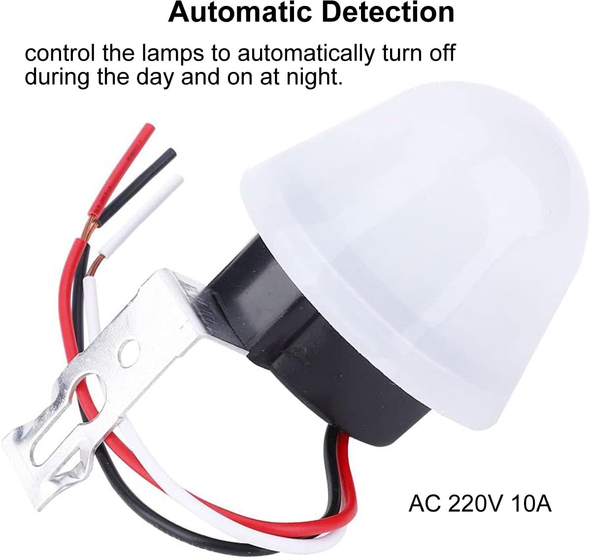 2 Stuks AC 12V 10A Fotoschakelaar - Automatische Aan-Uit Sensor voor Straatverlichting