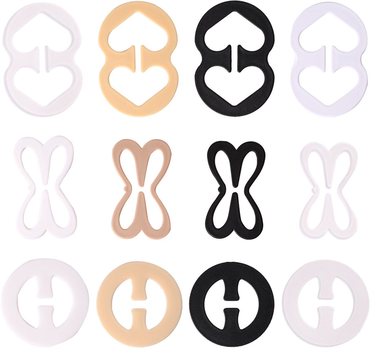 Verlengstuk voor beha, verlengstuk, beha-verlenger, elastische verlenghaakband, nylon beha-bandverlengers voor vrouwen, meerdere maten beschikbaar,Stijl 6
