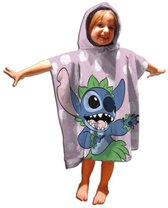 Stitch poncho roze 55 x 110 cm - polyester