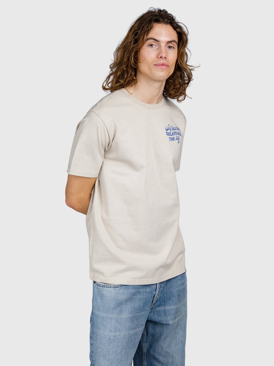Brunotti Ittalo T-Shirt Feather 100% Katoen Regular Fit XXL Grijs