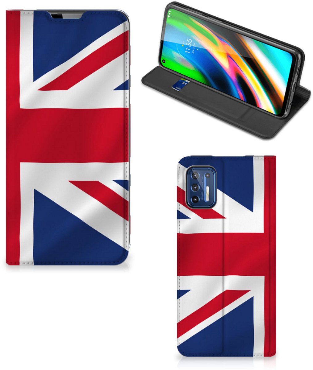 Motorola Moto G9 Plus Standcase Groot-Brittannië