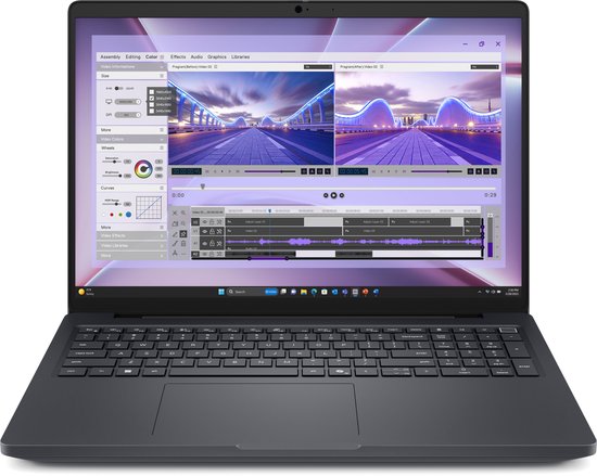 DELL Pro Max 16 MC16250 Intel Core Ultra 7 265H Mobiel werkstation 40,6 cm (16") Full HD+ 64 GB DDR5-SDRAM 1 TB SSD NVIDIA RTX PRO 1000 Blackwell Wi-Fi 7 (802.11be) Windows 11 Pro Engels Zwart - Dell - Hoofdafbeelding
