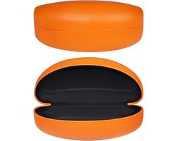 molshine Hard Shell Zonnebril Case, Klassieke Grote Glazen Case voor Zonnebril,Brillen met Reinigingsdoek,Pouch