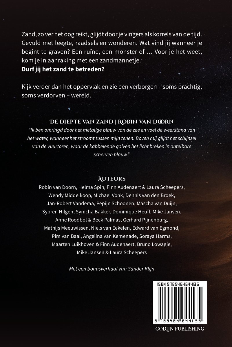 Zandmannetjes - back cover