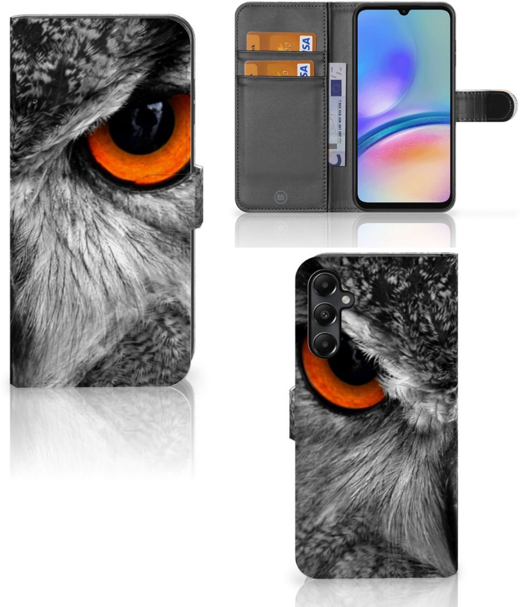 Samsung Galaxy A05s Telefoonhoesje met Pasjes Uil