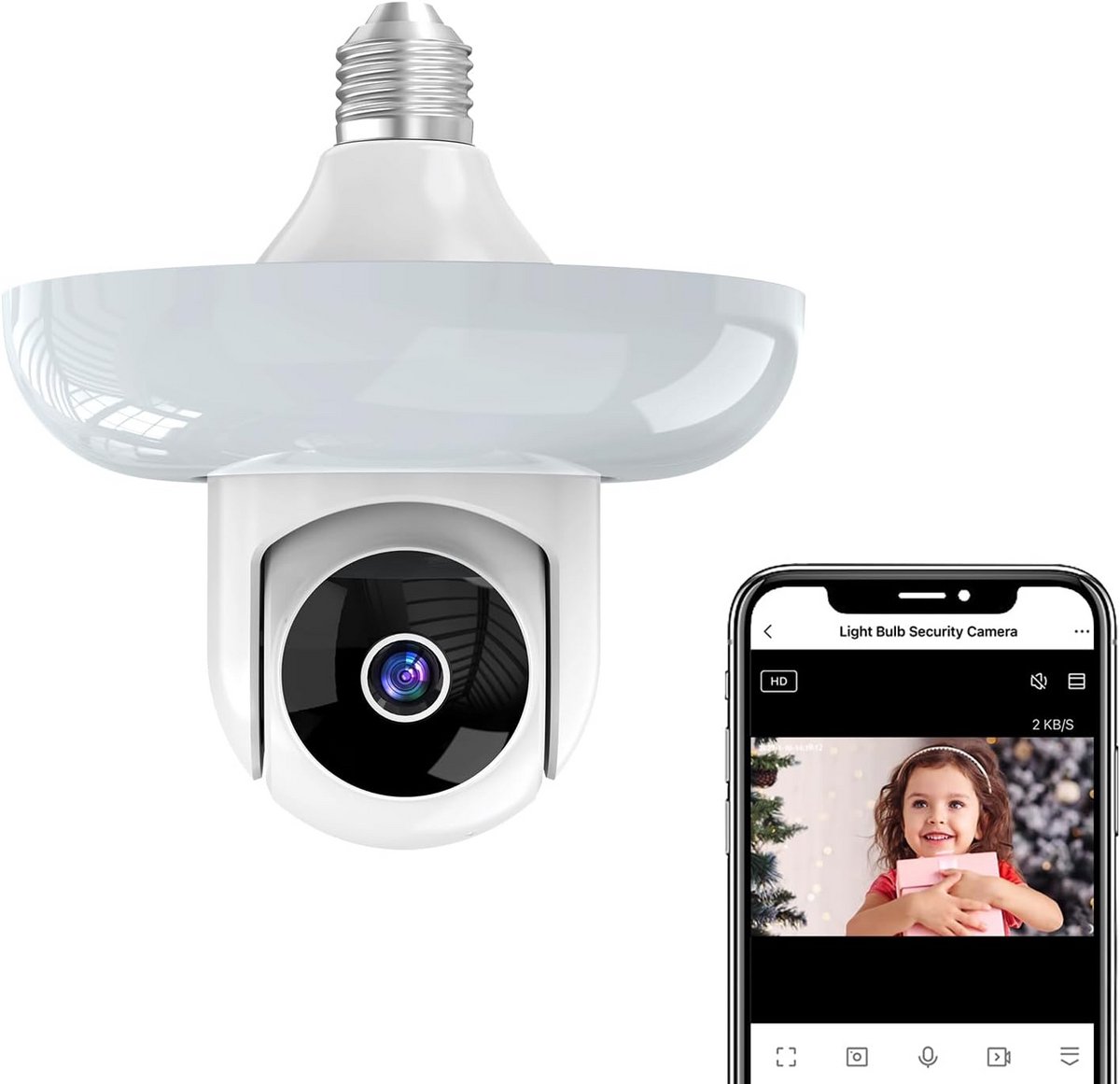 2 Megapixel Beveiligingscamera met Bewegingsdetectie en Nachtzicht