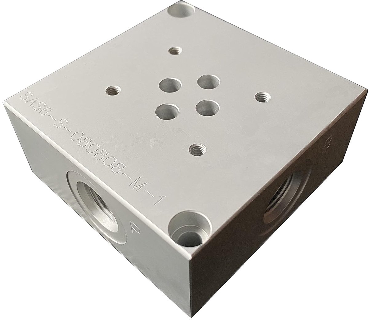 Hydraulische Subplaat voor Ventielmontage NG6 Cetop 3 SAE -8 Poorten