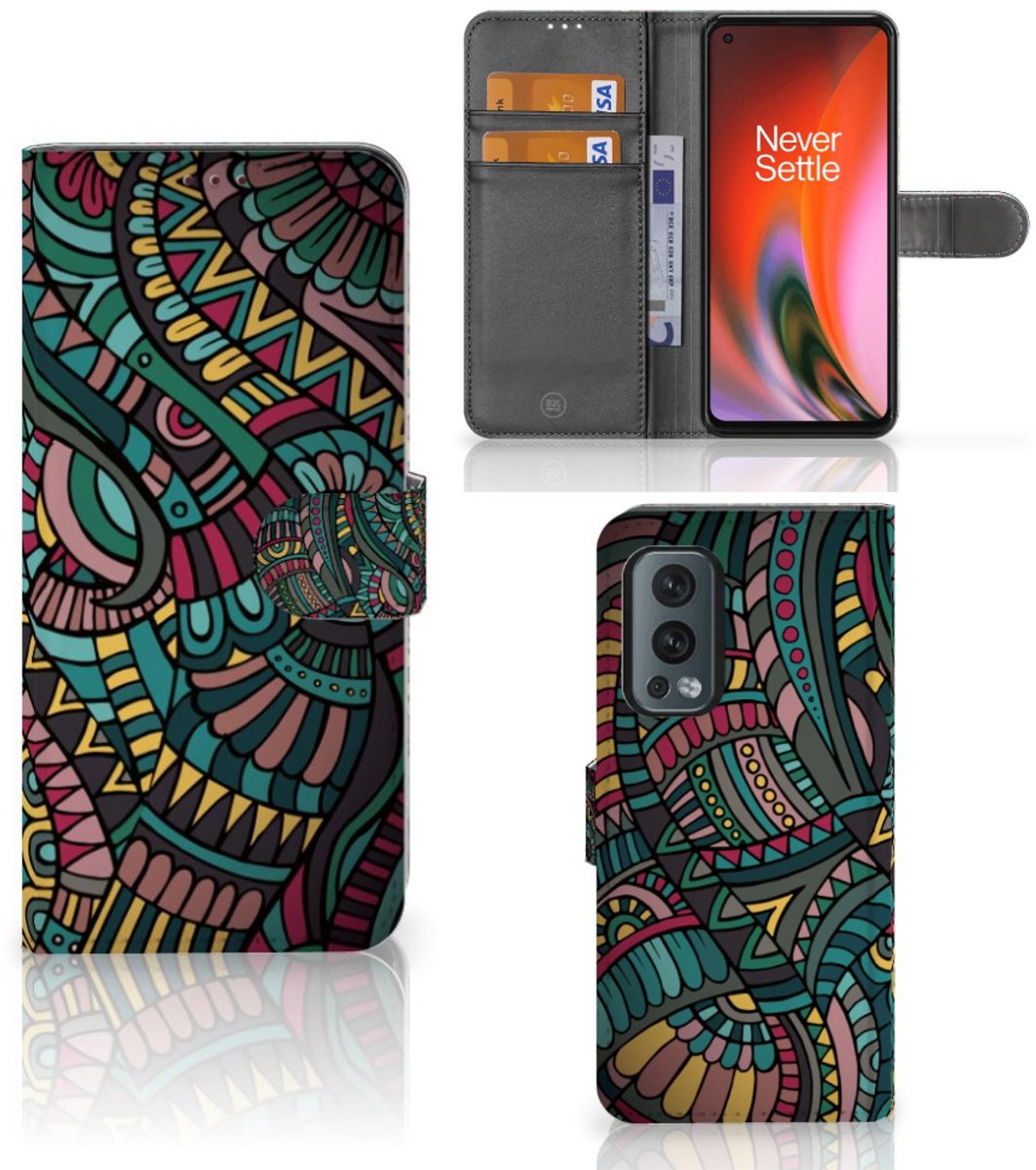 OnePlus Nord 2 5G Telefoon Hoesje Aztec