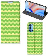 Étui pour téléphone OPPO Reno4 Pro 5G Vagues vertes