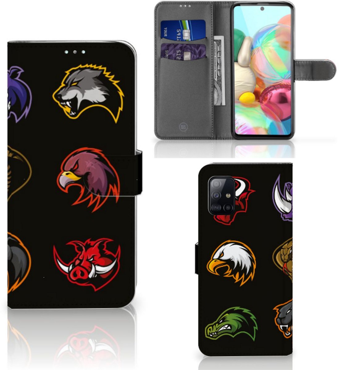 Samsung Galaxy A71 Leuk Hoesje Cartoon