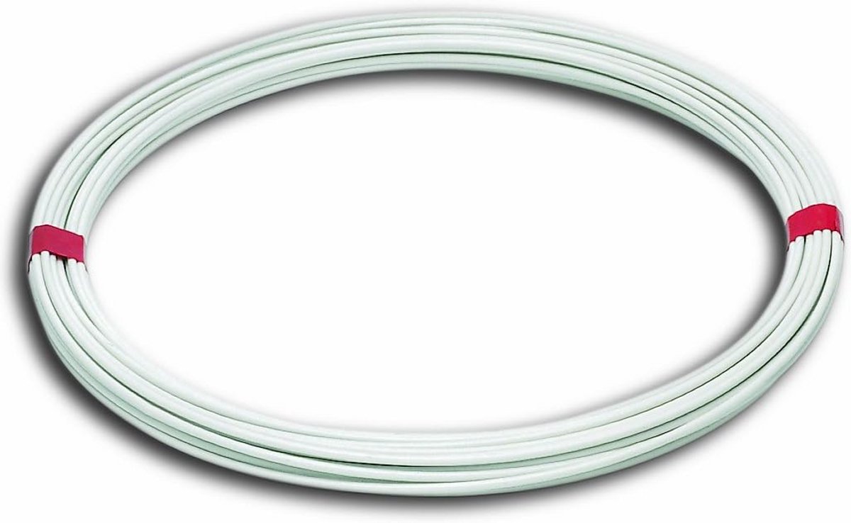Waslijn met kunststof coating - 20 meter - 2,7 mm - Sterke stalen kern