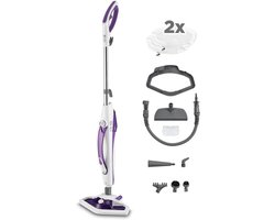 DYNA® Stoomreiniger vloer - Stoomreiniger - Stoomreinigers - Paars - 32cm x 20cm x 112cm