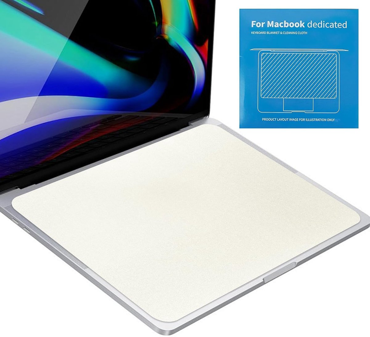 Toetsenbordafdekking en Microvezeldoek voor 13/14 inch Laptops