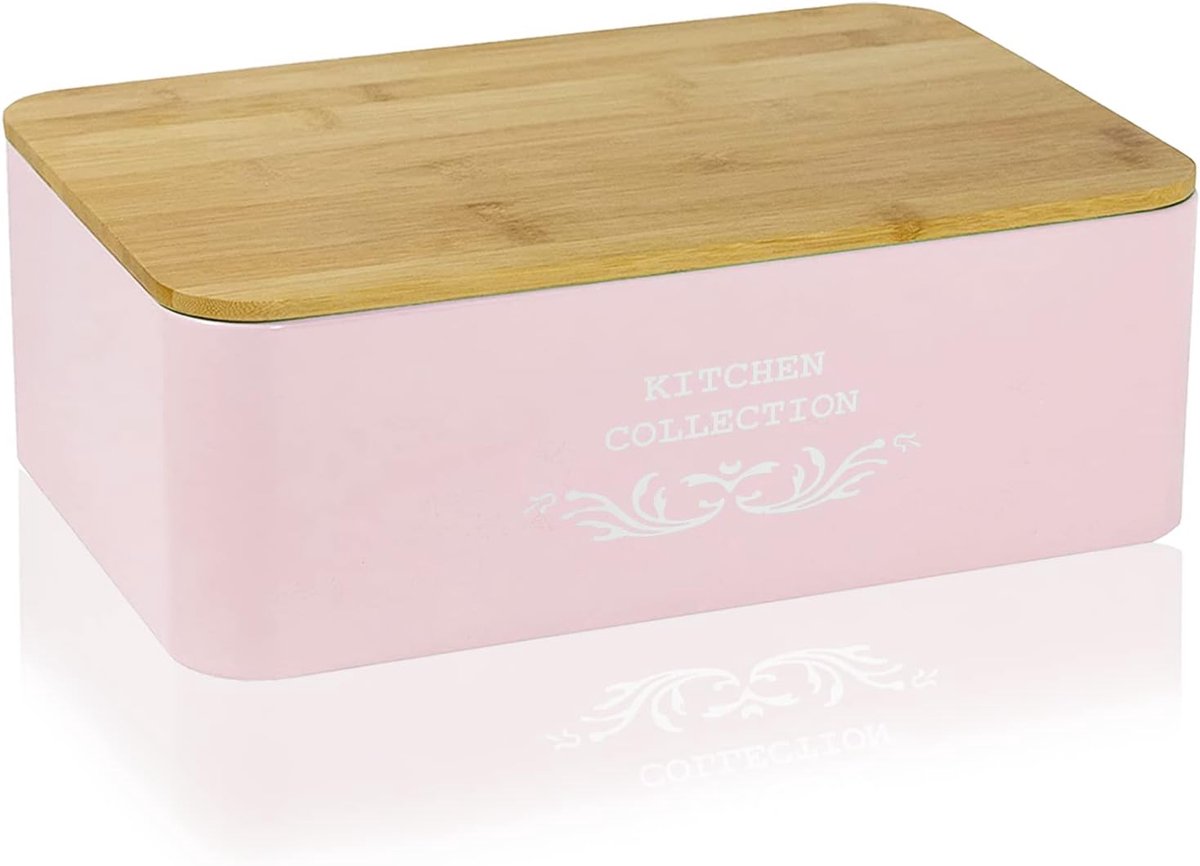 Brooddoos met Bambus Deksel - Vintage Design voor Vers Brood