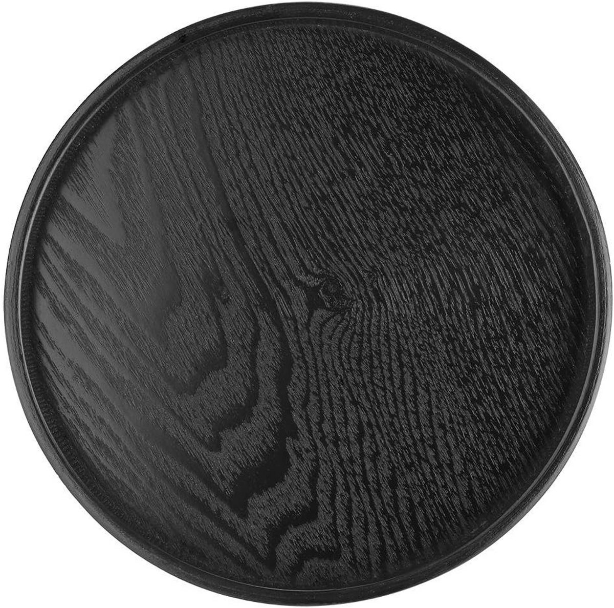 Houten serveerdienblad rond 27 cm - multifunctioneel en antislip