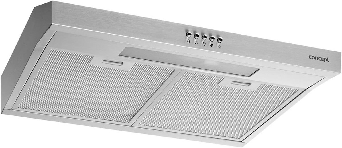 Afzuigkap 60 cm met LED-verlichting en 3 vermogensniveaus