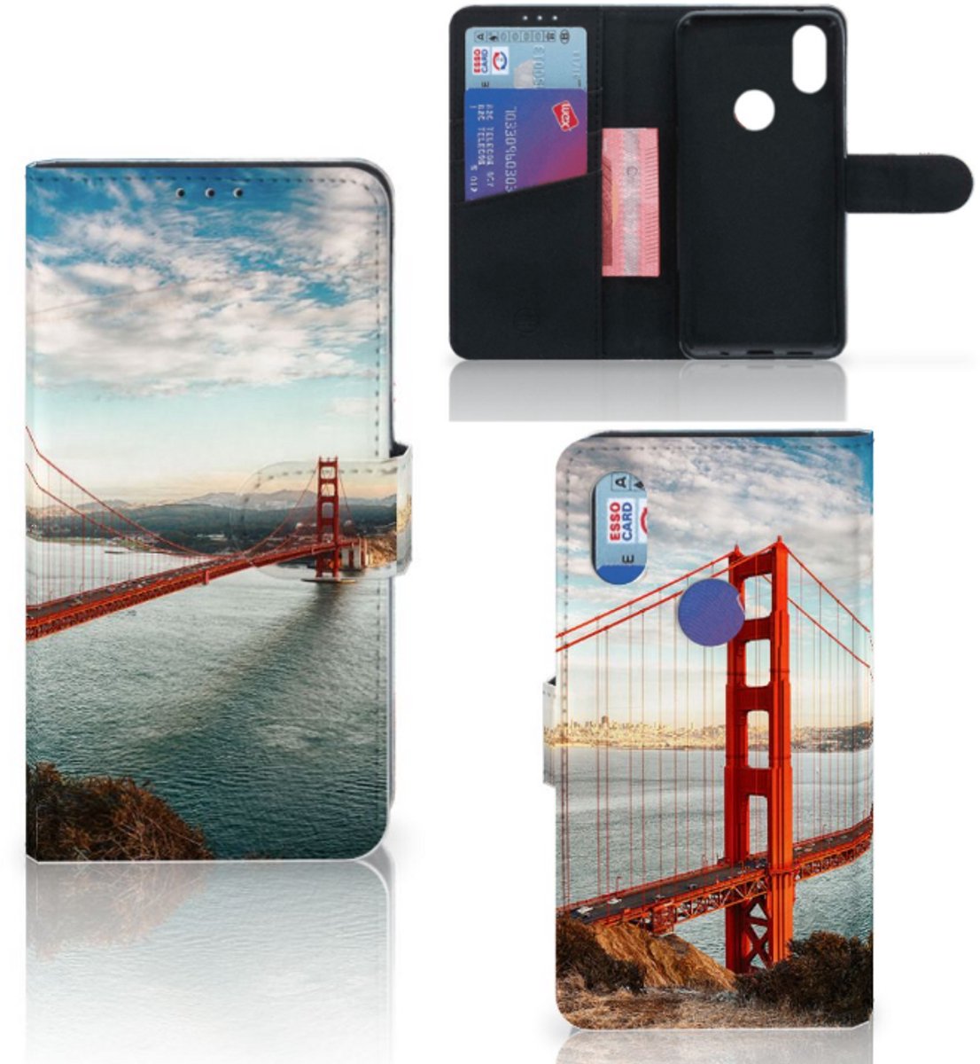 Xiaomi Mi Mix 2s Flip Cover Golden Gate Bridge