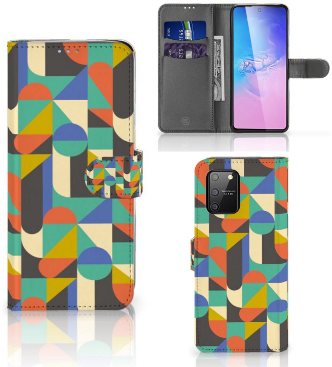 Samsung S10 Lite Telefoon Hoesje Funky Retro