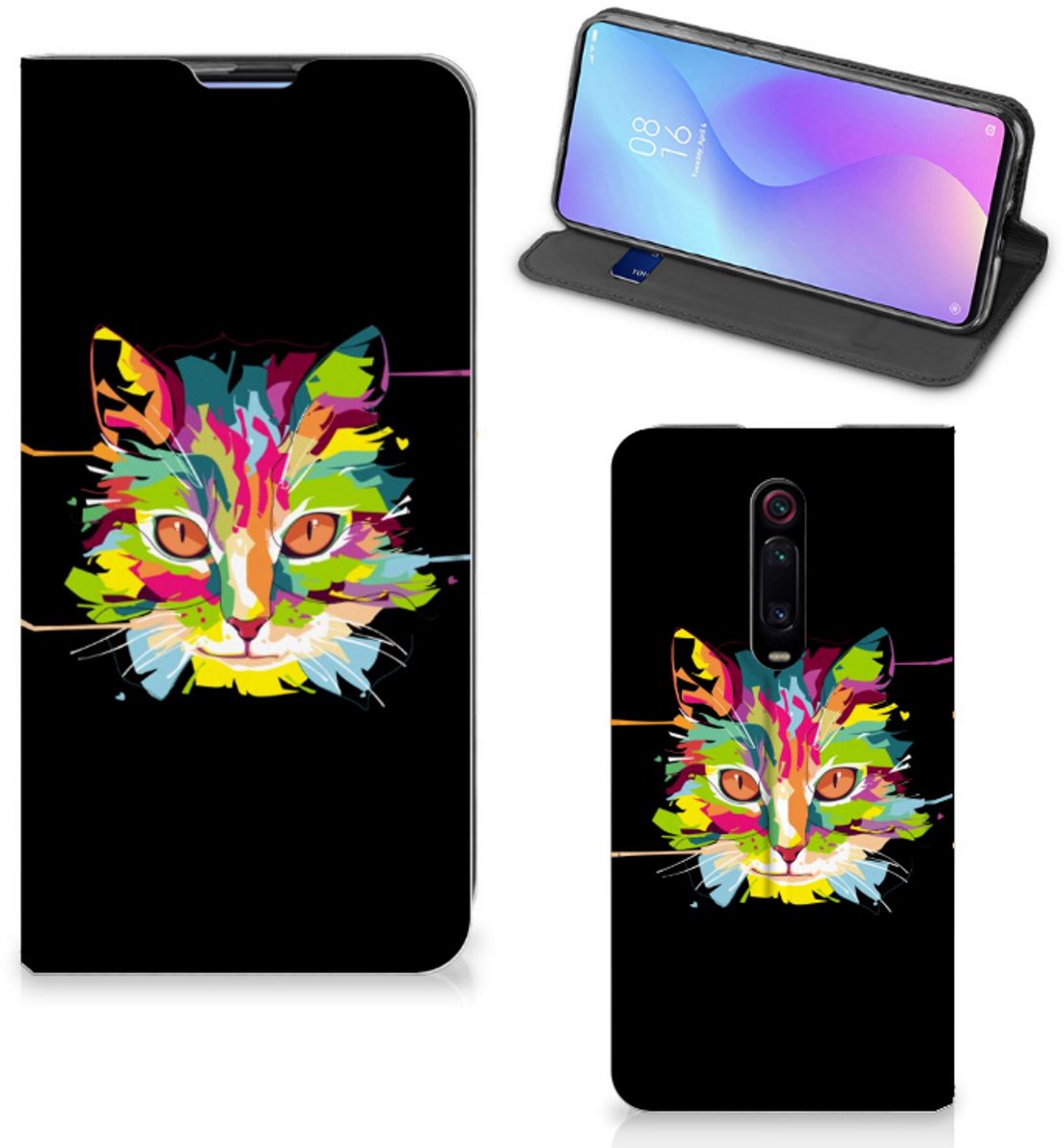 Xiaomi Mi 9T Pro Magnet Case Cat Color