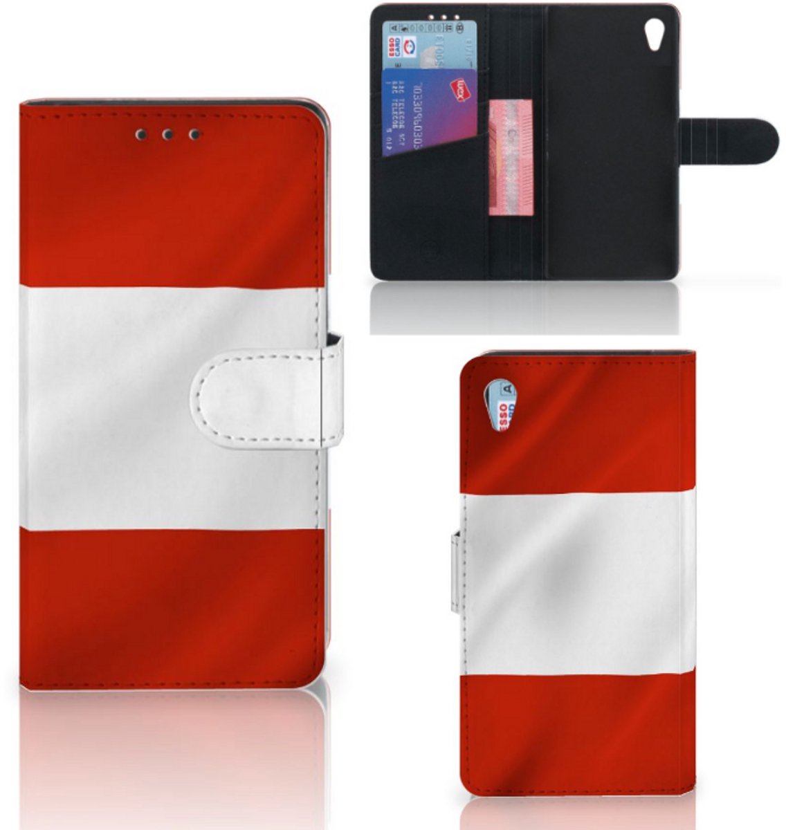 Sony Xperia Z3 Bookstyle Case Oostenrijk