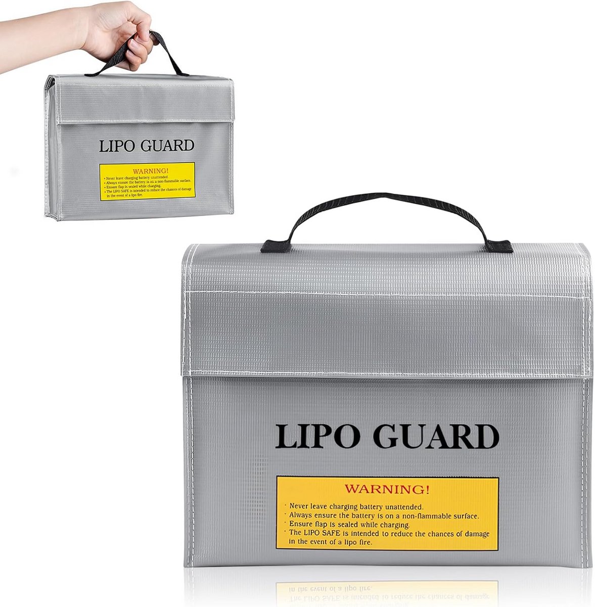 Vuurvaste batterijtas voor lithiumaccu's - explosiebestendig en veilig opbergen