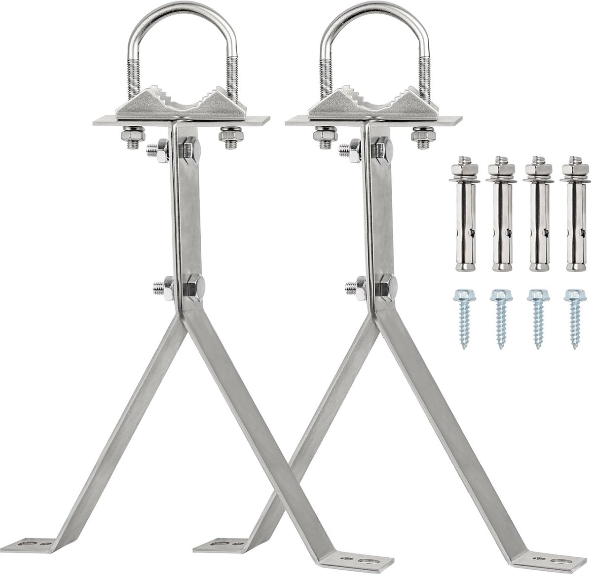 Heavy-Duty Antenne Mast Muurbevestiging 35,5 cm - Winddichte TV Antenne Montagebeugel