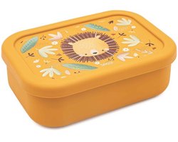 Sassi Junior - Siliconen lunchbox voor kinderen - Oranje 12 x 17 cm