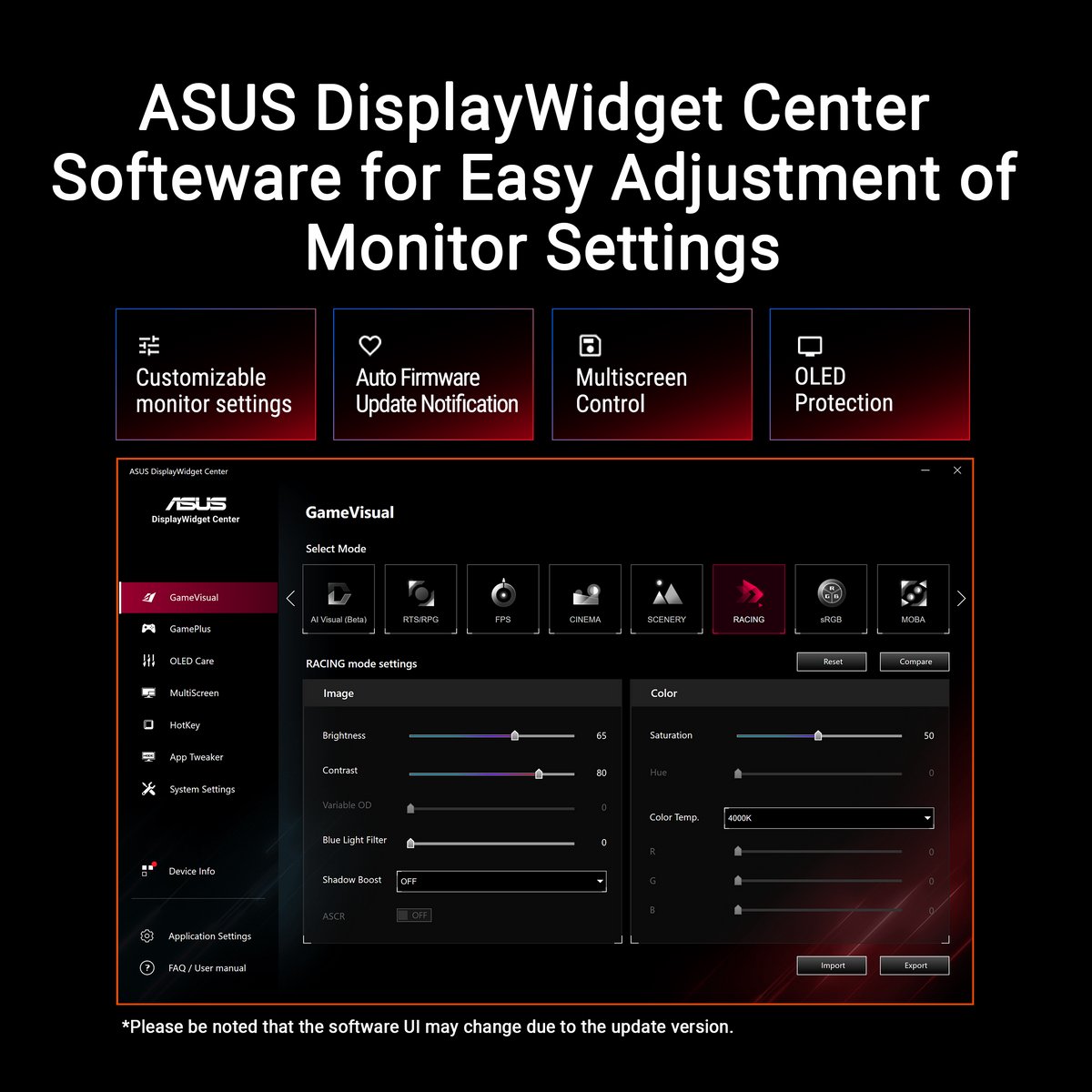 ASUS ROG Strix XG27AQDMES QHD OLED Gaming Monitor 240Hz - afbeelding 3