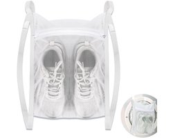 Schoenen Waszak - 39 x 19 cm - Schoen Waszak Wasmachine -Sneakers Waszak voor Wasgoed - Herbruikbare - 360° Uitgebreide Reiniging - Netje Anti-Vervorming - Wasnet Voor Schoenen - Met verstelbare band - Droogzakken - voor de meeste wasdrogerdeuren