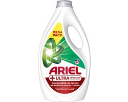 Ariel Vloeibaar Wasmiddel +Ultra Vlekverwijderaar 44 Wasbeurten - 4 x 1980 ml - Voordeelverpakking