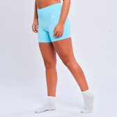 Euphoria Fitness Shorts - Dames - Sportkleding Dames - Sportbroek Dames - Yoga Broek Dames - Blauw - Maat L