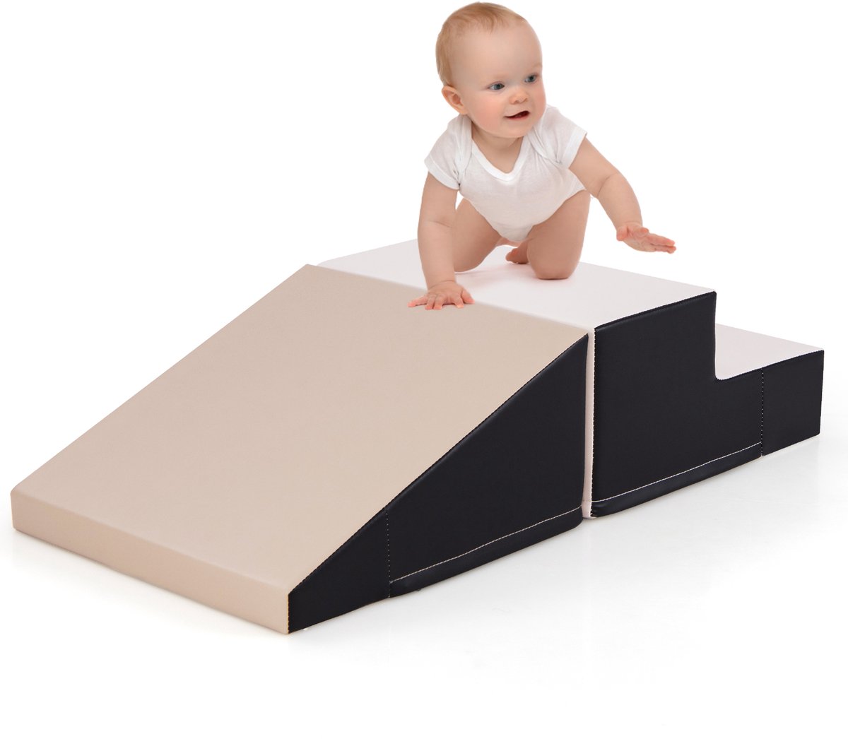 COSTWAY Schaamstof bouwstenen voor kinderen, zachte bouwstenen met klimrotsen om te klimmen en kruipen, reuzenbouwstenen van schuim, grote bouwstenen klimblokken voor binnen