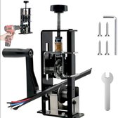 Kabel stripper machine - Professioneel gereedschap voor het strippen van kabels - Draagbare draadstripper met ergonomische handgreep - Zwart - 24 cm x 10 cm x 2 cm