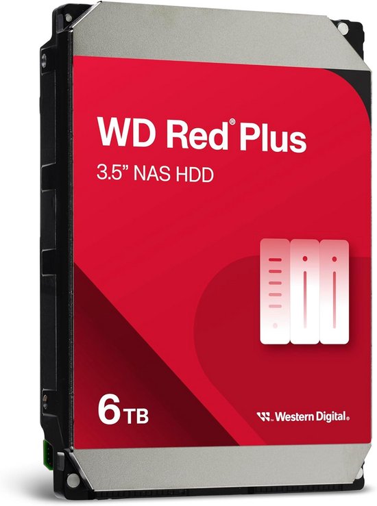 6TB Interne NAS Harde Schijf 3.5 inch - 5400 RPM, SATA 6 Gb/s, CMR — afbeelding 2