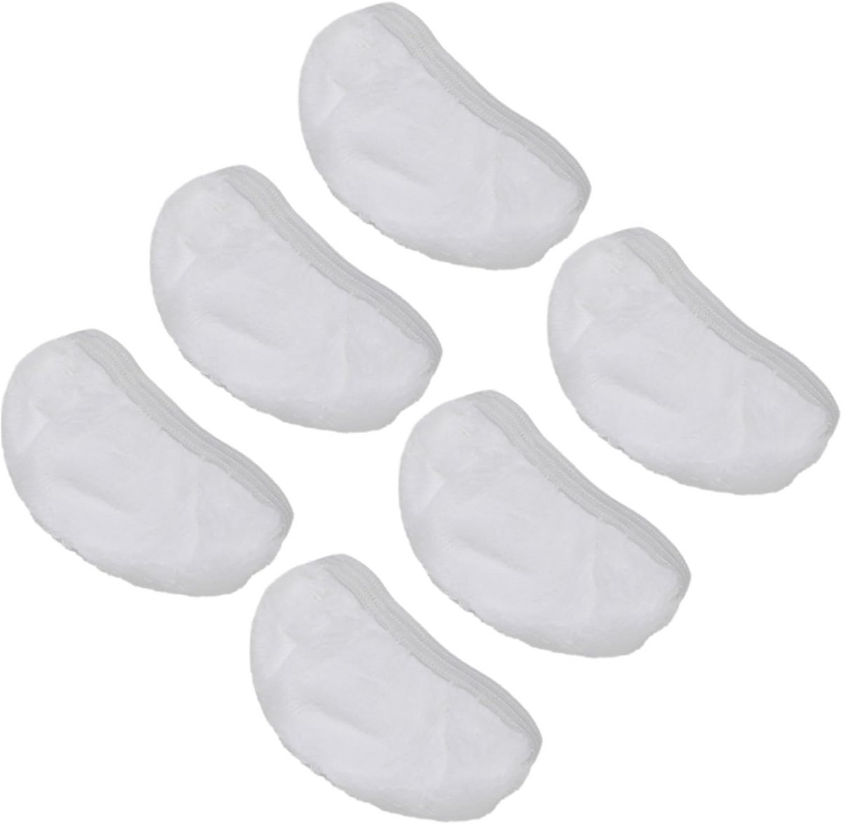 6x Vervangende Dweildoek Pads voor Stoomreinigers, Machinewasbaar