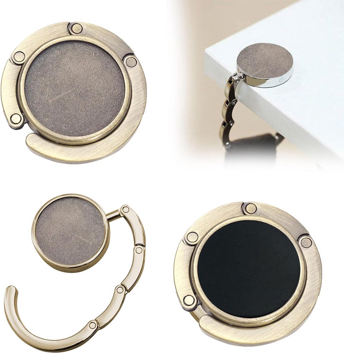 Opvouwbare Handtashouder voor Tafel - Draagbare Tas Hanger