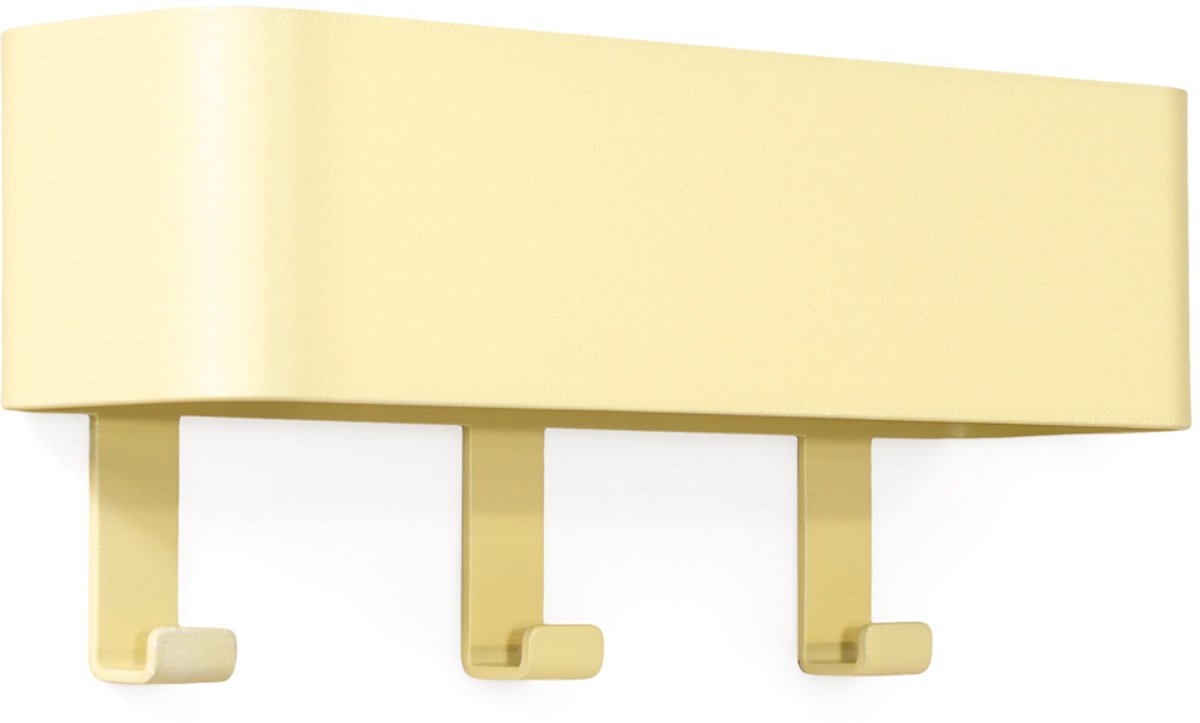 Spinder Design kapstok Dax Play 3 - Butter Yellow - 3 haken - Staal