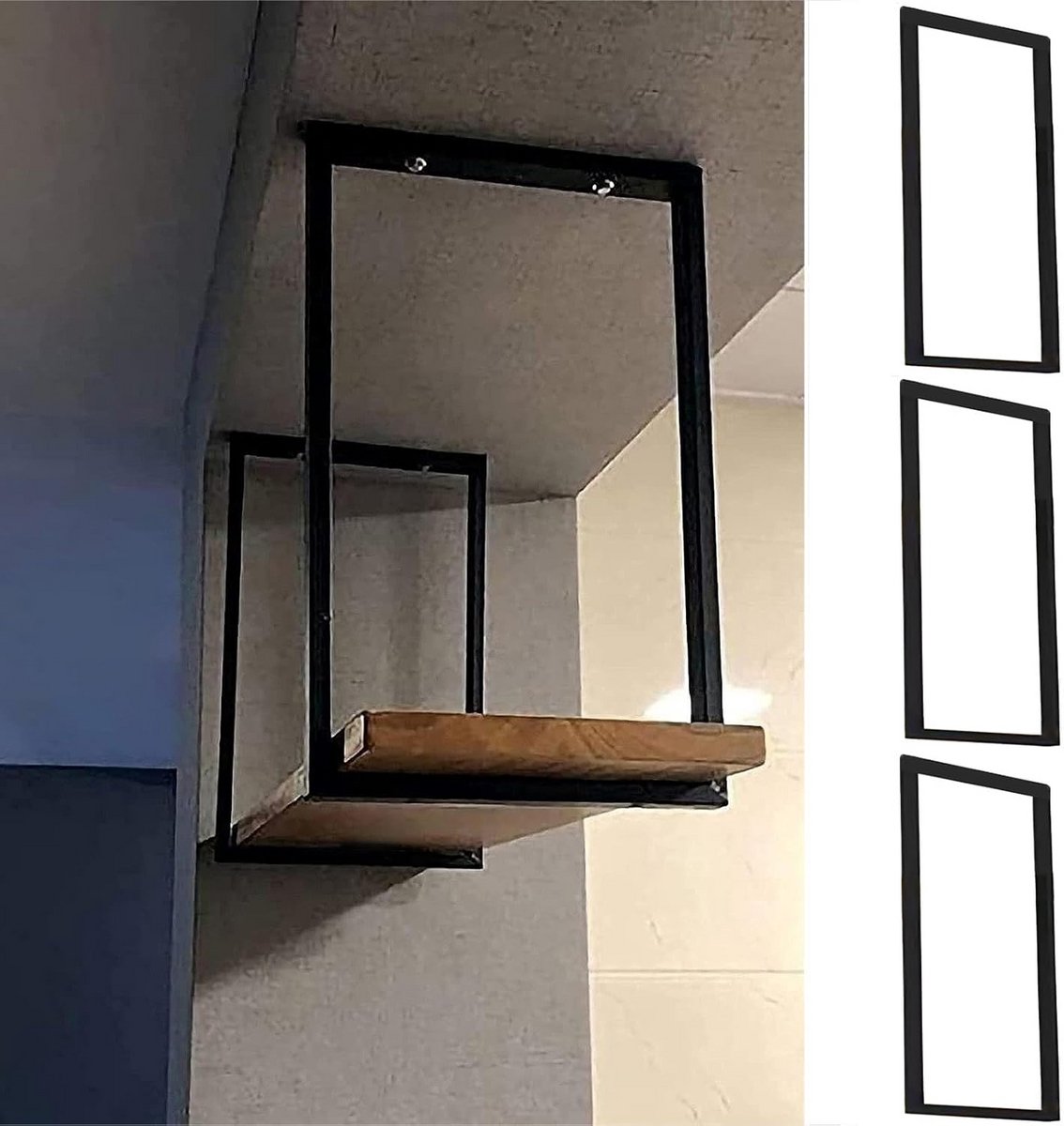 Robuuste Plafondplankbeugel 30x50 cm - Zware Metalen Hangende Steun