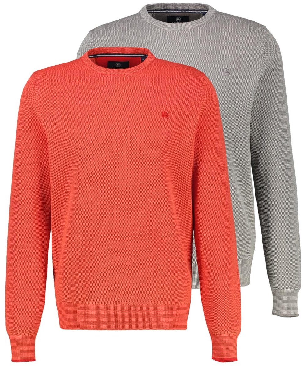 LERROS Heren trui 2 pack Basic