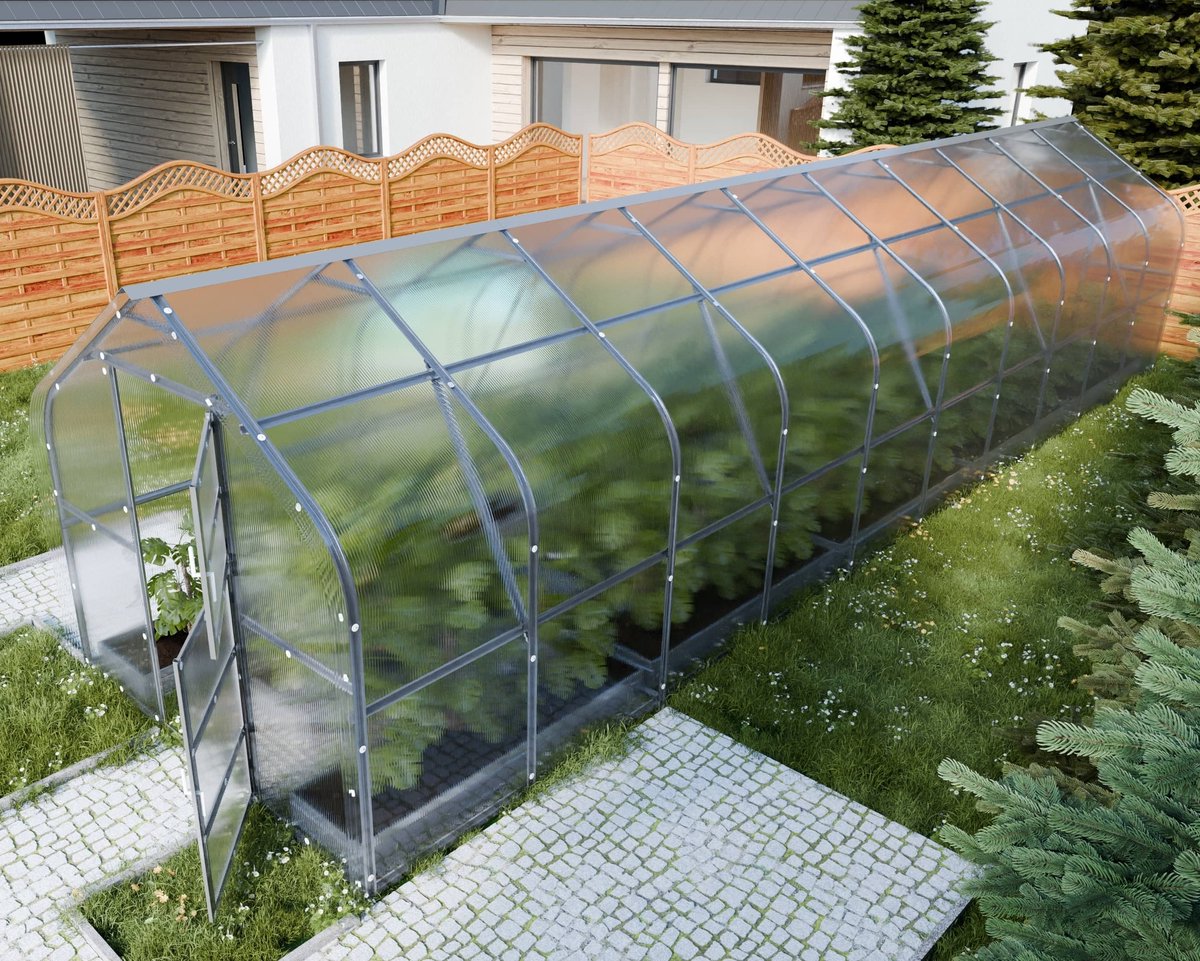 Klasika Polycarbonaat tuinkas 2,5x12m 30m² Drop