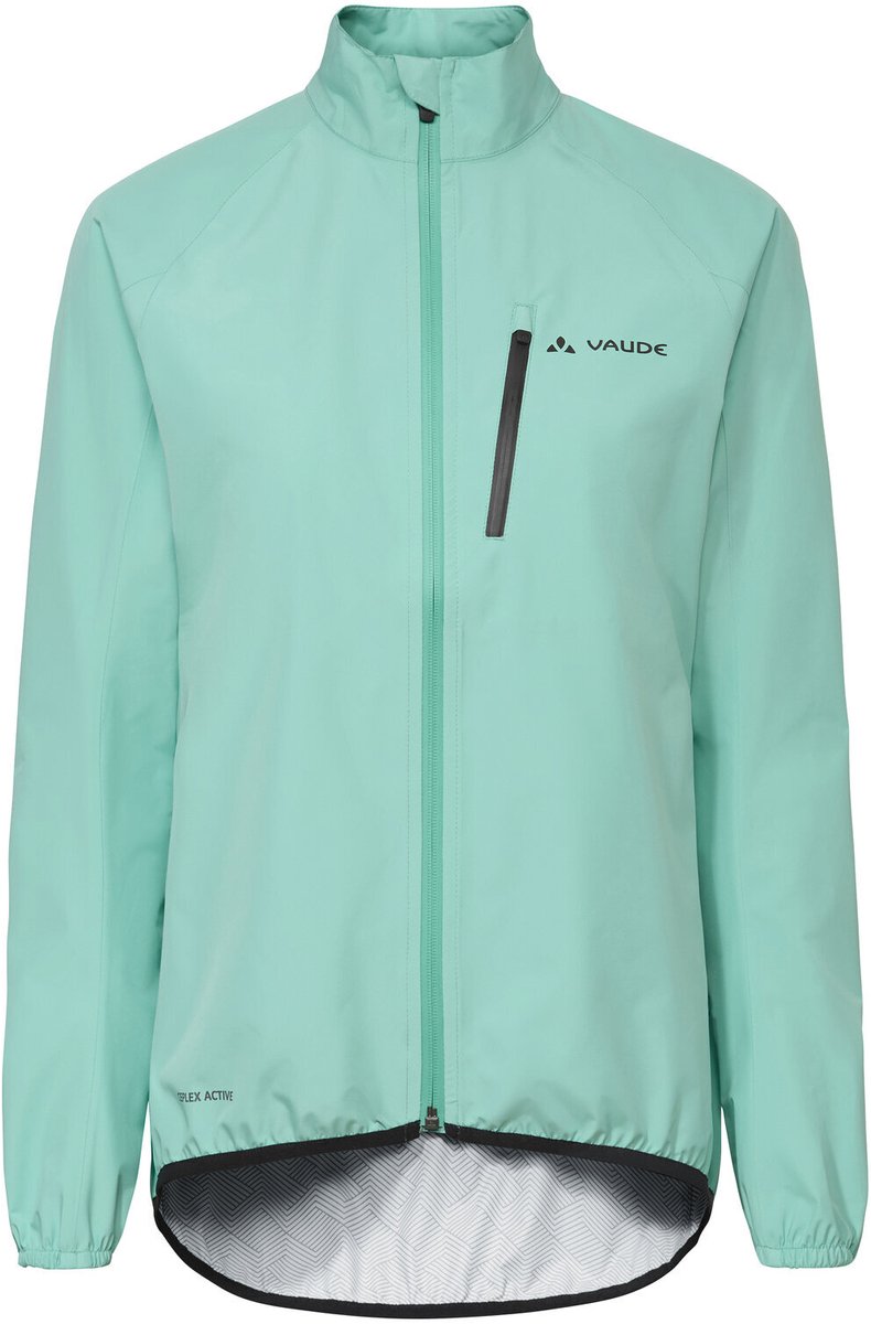 VAUDE Drop Jacket III, Hardshell jas, dames fiets-sportjassen, Waterdicht, Winddicht, Hardshell, Hoodless, Slim Fit