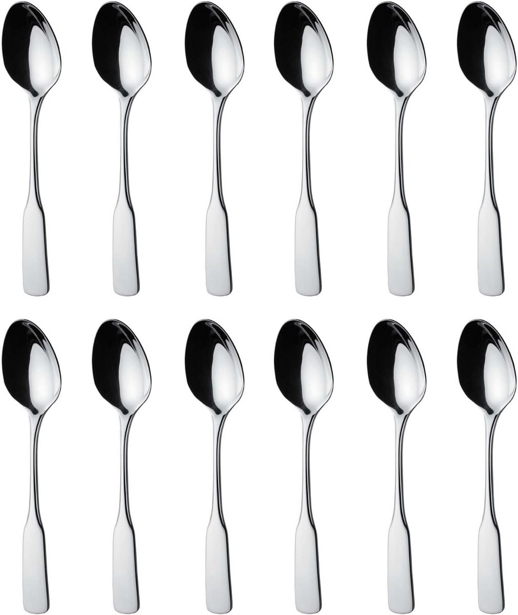 Espressolepels Set van 6, RVS Klassiek Ontwerp