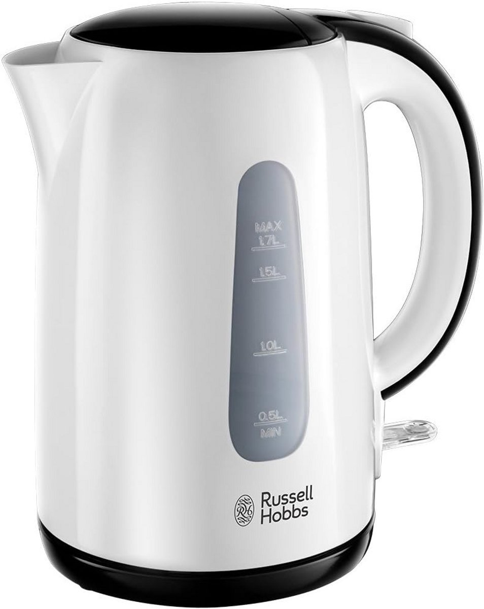 Snelle Elektrische Waterkoker 1.7L Wit met Kalkfilter en Automatische Uitschakeling