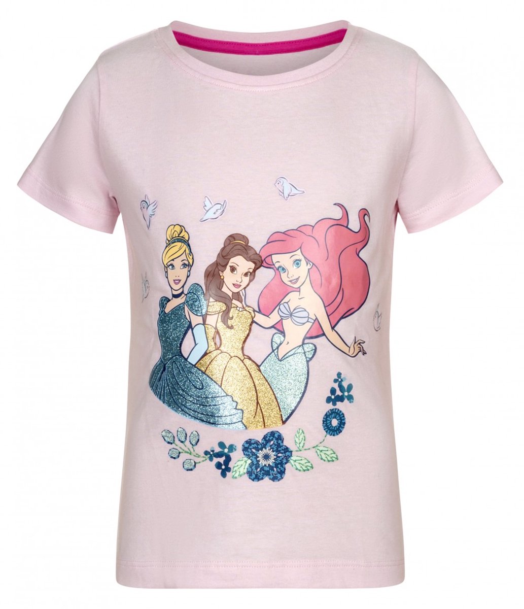 Disney Prinses kort kindershirt, bovenste 110/116 cm