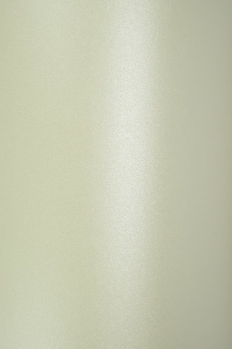 Netuno - groen metallic papier - A4 - 21 x 29,7 cm - 10 vellen - 250 gram - Majestic Fresh Mint