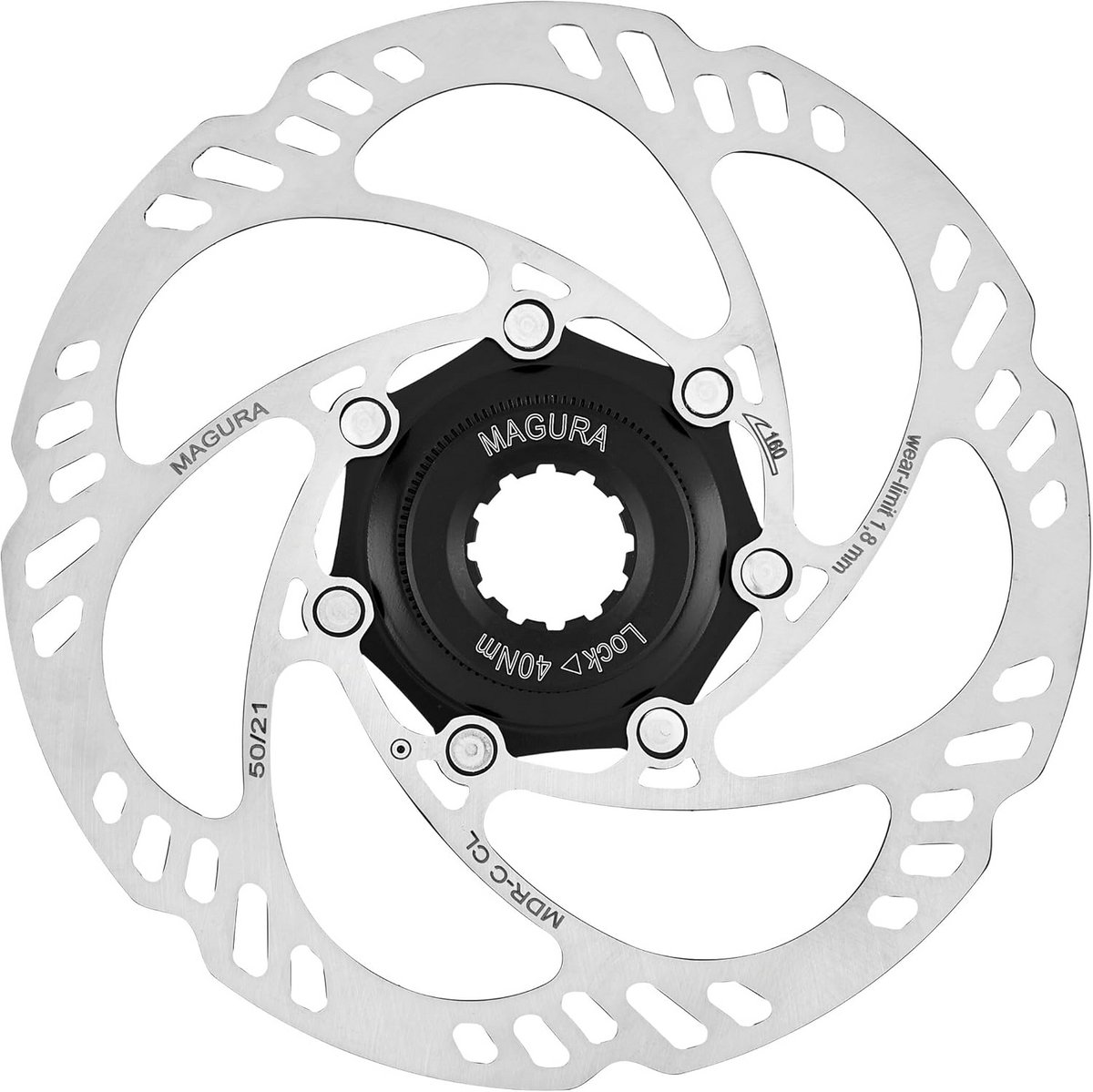 Fietsremschijf 180mm Center Lock Quick Release