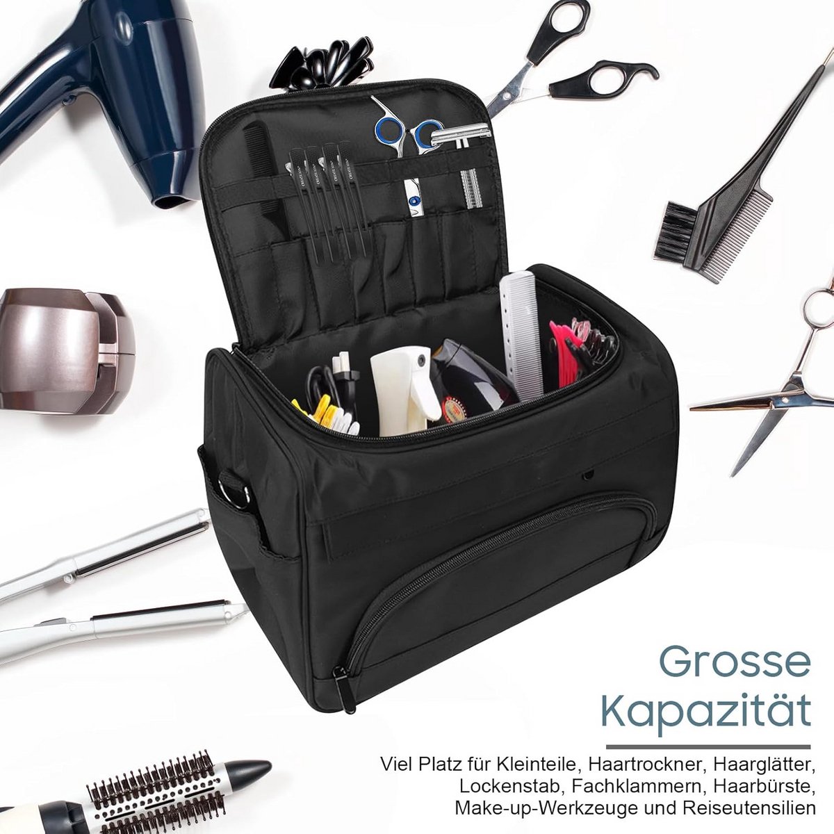 Kapperskoffer - Kapperstas - Visagie - Cosmetica Organizer - Handig